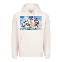 Pale Pink Genshin Impact Premium Hoodie - artisFamous
