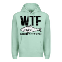 Seafoam wtf where's the fish Premium Hoodie - artisFamous