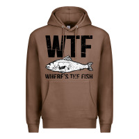 Chestnut wtf where's the fish Premium Hoodie - artisFamous