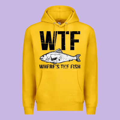 Wtf Where's The Fish Premium Hoodie Designed By Artisfamous