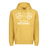 Antique Gold yes they're natural 20 dice funny rpg gamer Premium Hoodie - artisFamous