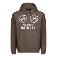Coffee yes they're natural 20 dice funny rpg gamer Premium Hoodie - artisFamous