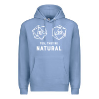 Colony Blue yes they're natural 20 dice funny rpg gamer Premium Hoodie - artisFamous