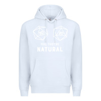 White yes they're natural 20 dice funny rpg gamer Premium Hoodie - artisFamous