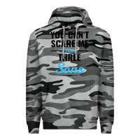 Slate Camo you can't scare me i have three sons Premium Hoodie - artisFamous