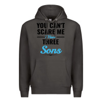 Smoke you can't scare me i have three sons Premium Hoodie - artisFamous