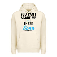 Tofu you can't scare me i have three sons Premium Hoodie - artisFamous