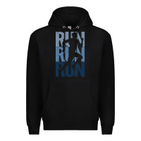 Black Run Running | for Runners Premium Hoodie - artisFamous