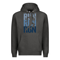 Charcoal Heather Run Running | for Runners Premium Hoodie - artisFamous