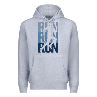 Heather Grey Run Running | for Runners Premium Hoodie - artisFamous