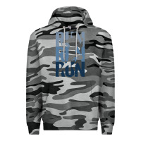 Slate Camo Run Running | for Runners Premium Hoodie - artisFamous