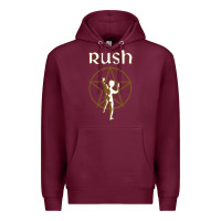 Burgundy rush starman Premium Hoodie - artisFamous