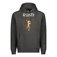 Charcoal Heather rush starman Premium Hoodie - artisFamous