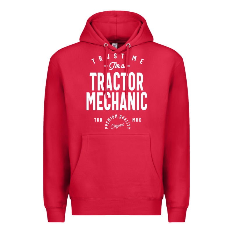Tractor Mechanic Gift Funny Job Title Profession Birthday Idea Premium Hoodie by artisFamous | Teevron