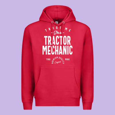 Tractor Mechanic Gift Funny Job Title Profession Birthday Idea Premium Hoodie Designed By Artisfamous
