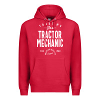 Cardinal Tractor Mechanic Gift Funny Job Title Profession Birthday Idea Premium Hoodie - artisFamous