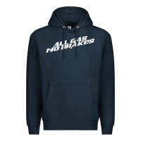 Navy all gas no brakes for dark Premium Hoodie - artisFamous