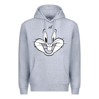 Heather Grey bugs bunny Premium Hoodie - artisFamous