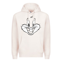 Pale Pink bugs bunny Premium Hoodie - artisFamous