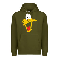 Army Green daffy duck Premium Hoodie - artisFamous