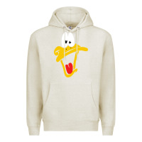 Oatmeal Heather daffy duck Premium Hoodie - artisFamous