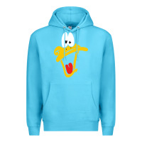 Ocean Blue daffy duck Premium Hoodie - artisFamous