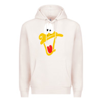 Pale Pink daffy duck Premium Hoodie - artisFamous