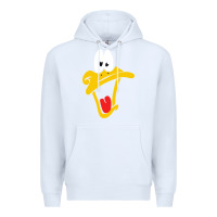 White daffy duck Premium Hoodie - artisFamous