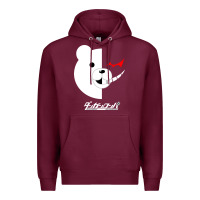 Burgundy dangan ronpa  monokuma Premium Hoodie - artisFamous