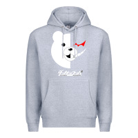 Heather Grey dangan ronpa  monokuma Premium Hoodie - artisFamous