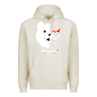 Oatmeal Heather dangan ronpa  monokuma Premium Hoodie - artisFamous