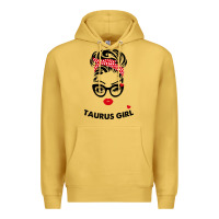 Antique Gold taurus girl Premium Hoodie - artisFamous