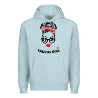 Blue Mist taurus girl Premium Hoodie - artisFamous
