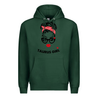Sports Green taurus girl Premium Hoodie - artisFamous
