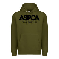 Army Green aspca we are their voice Premium Hoodie - artisFamous
