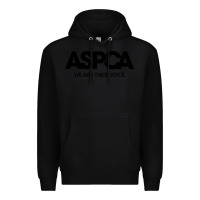 Black aspca we are their voice Premium Hoodie - artisFamous