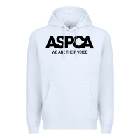White aspca we are their voice Premium Hoodie - artisFamous