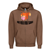Chestnut Oh, For Fox Sake Zipper Hoodie - Bettercallsaul