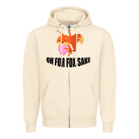 Sandshell Oh, For Fox Sake Zipper Hoodie - Bettercallsaul