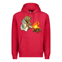 Cardinal Yoda is warming up Premium Hoodie - artisFamous