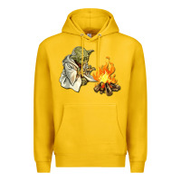 Lemon Yoda is warming up Premium Hoodie - artisFamous
