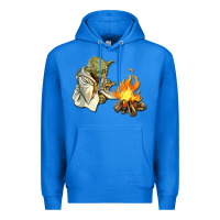 True Royal Yoda is warming up Premium Hoodie - artisFamous