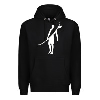 Black Surf Premium Hoodie - artisFamous