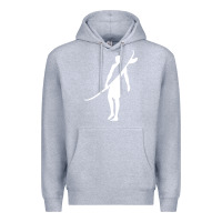 Heather Grey Surf Premium Hoodie - artisFamous