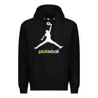 Black funny pickleball Premium Hoodie - artisFamous