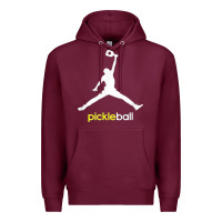 Burgundy funny pickleball Premium Hoodie - artisFamous