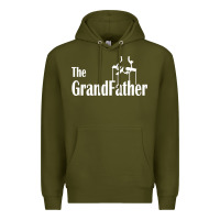 Army Green the grandfather Premium Hoodie - artisFamous