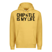 Antique Gold chipotle is my life Premium Hoodie - artisFamous