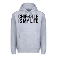 Heather Grey chipotle is my life Premium Hoodie - artisFamous