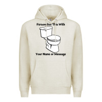 Oatmeal Heather toilet Premium Hoodie - artisFamous